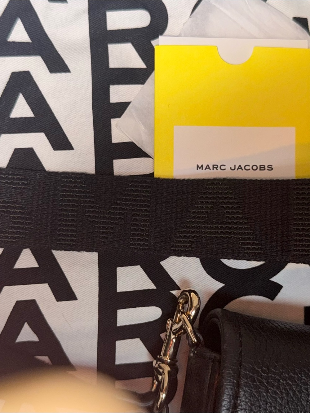 Marc Jacobs Black The Mini Bag Crossbody Wallet - Picture 10 of 14
